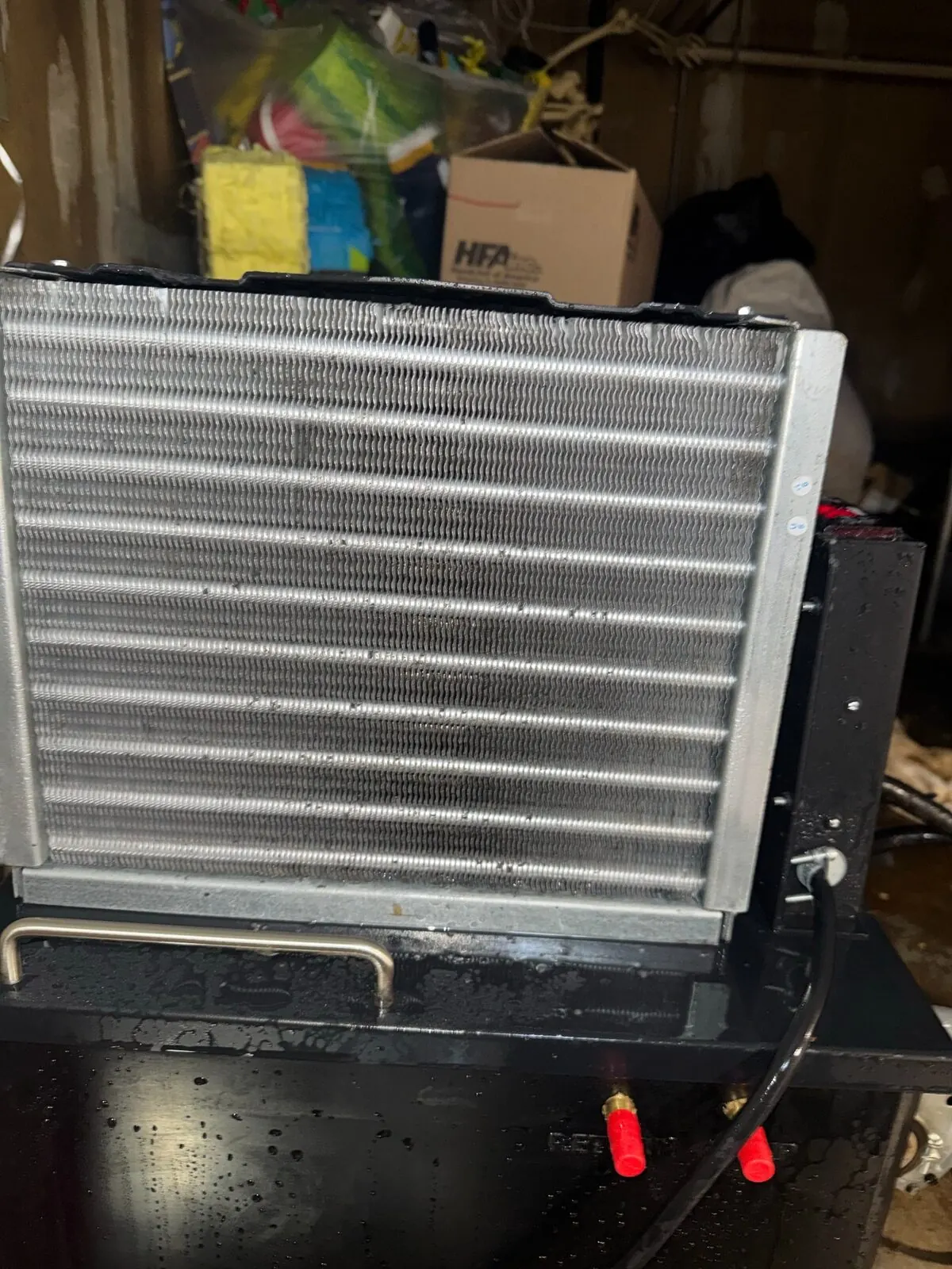 The coil after cleaning